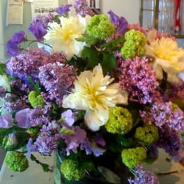 Purples and Greens Arrangement
